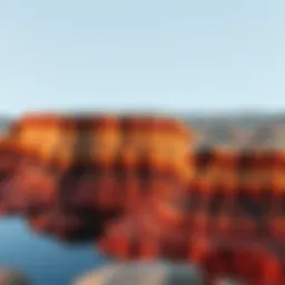 A stunning cross-section of Arkansas geology showcasing various rock layers.