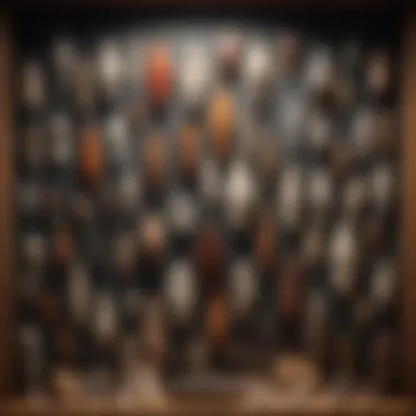 Unique Arrowhead Collection Display Diverse arrowheads displayed in a collection