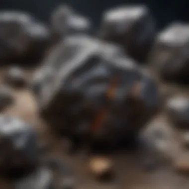 An example of a stony meteorite with a rough exterior and distinct color variations.