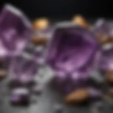 An infographic depicting the factors influencing the value of amethyst crystals in the market.