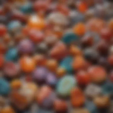 A Collection of Colorful Agate Specimens Various colorful agate specimens displayed beautifully