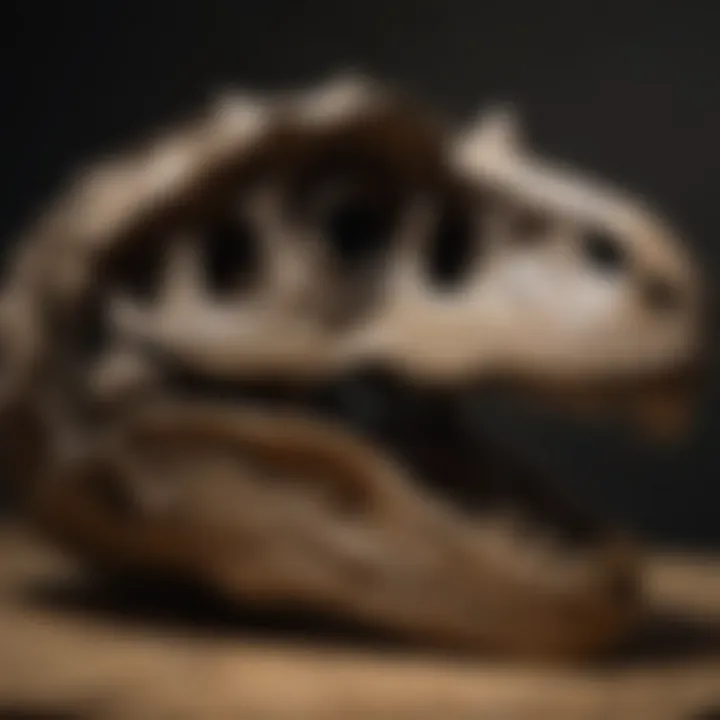 Graphical representation of verification methods for velociraptor skulls