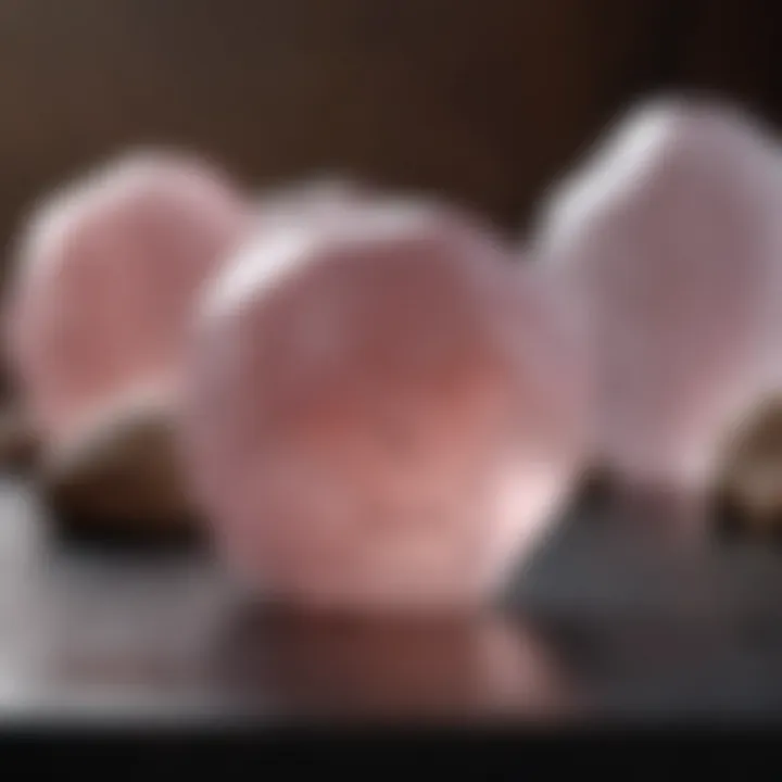 Online shopping experience for rose quartz