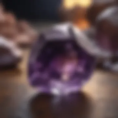 Factors affecting amethyst value depicted in a chart